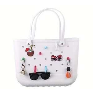 Bogg Bag Accessories 2 Pcs Durable Buckle & Hook Insert Caribeaner Key Chain NWT